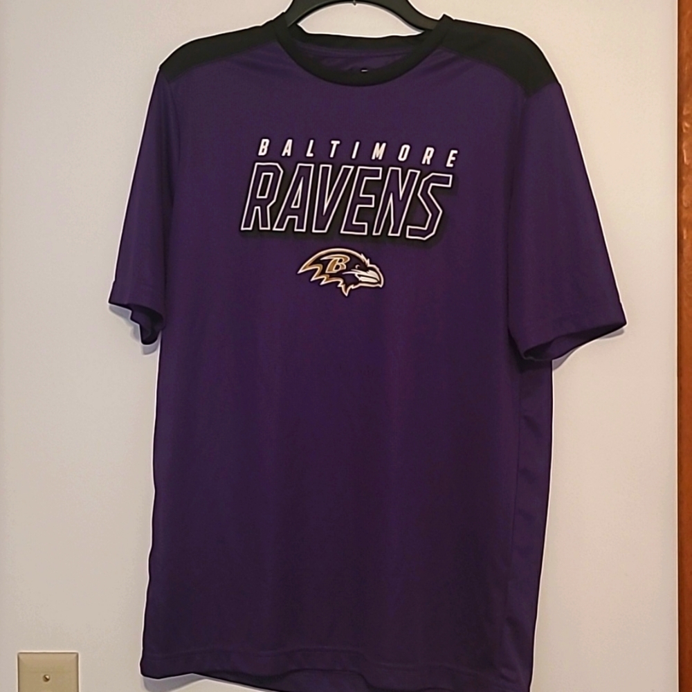 Baltimore Ravens  official NFL team apparel short sleeve shirt Sz L